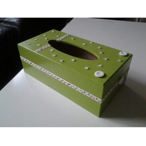 Decorative MDF Napkin Holder With Printed <b>Pattern</b> Ideal For Themed Restaurants And Modern Home Dining Spaces - Product Image 1