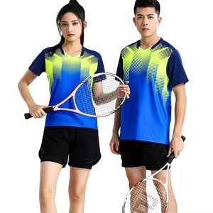 Uniforme de Tenis Personalizado de Calidad Única con Logotipo Impreso, Uniforme Deportivo de Tenis de Estilo Superior, Color Sólido, Precio Económico - Product Image 1