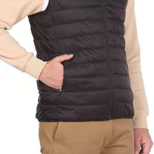 Chaqueta acolchada de invierno para hombre más vendida, ligera, a prueba de viento, con capucha, diseño, cuello levantado, logotipo personalizado, talla XL, nueva condición - Product Image 3
