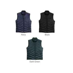 Men's High Quality Lightweight Puffer Vest <b>Coat</b> Jacket Winter Breathable Casual Outdoor Wear Warm Logo Sleeveless Design - Product Image 6