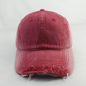 Distressed Baseball Cap Washed Vintage <b>Hat</b> Low Profile Unisex <b>Navy</b> Blue Distressed Dad <b>Hat</b> Washed Faded Cap - Product Image 2