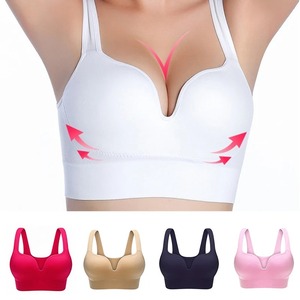 Soutien-gorge de sport sans fil pour femmes, nouveau design, style simple, avec logo personnalisé, pour femmes à la mode - Product Image 1