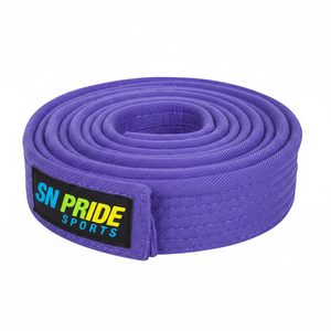 Cinturón de Karate de Artes Marciales de Alta Calidad, al por Mayor, OEM, Nuevo 2026, 100% Algodón, Ligero, Transpirable y Ecológico, Azul y Rojo - Product Image 2