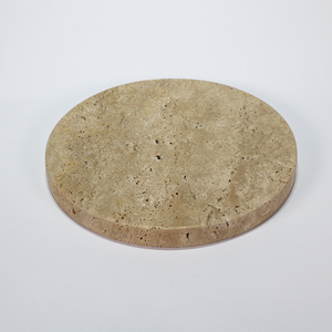 Premium Travertine Marble Wedding Cake Display Stand - Product Image 1