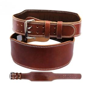 GAF cuero de vaca Power cinturón de levantamiento de pesas de alta calidad resistente gimnasio Fitness equipo de entrenamiento para hombres y mujeres - Product Image 5