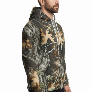 Sudadera con Capucha de Forro Polar Camuflado Personalizada y Duradera para Caza 2026, con Bolsillos Delanteros Divididos para Tiro - Product Image 6