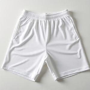 Pantalones cortos deportivos de alta calidad para hombre, secado rápido, doble capa, poliéster negro con patrón sólido para correr, gimnasio, venta al por mayor, pantalones cortos de gimnasio - Product Image 4