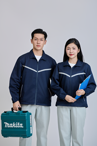 Veste imperméable coupe-vent respirante à séchage rapide avec isolation thermique FMF unisexe 100% polyester à fermeture éclair solide - Product Image 6