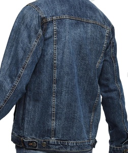 Men's Winter <b>Denim</b> <b>Jacket</b> 100% Cotton Windproof V-neck Regular Fit Front Logo Casual Light Warmth - Product Image 5