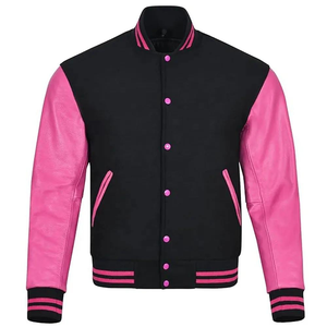 2026 Latest Design <b>Varsity</b> Letterman <b>Bomber</b> <b>Jacket</b> for <b>Men</b> Stand Collar Front Canvas Waterproof Breathable Vintage Winter Style - Product Image 4