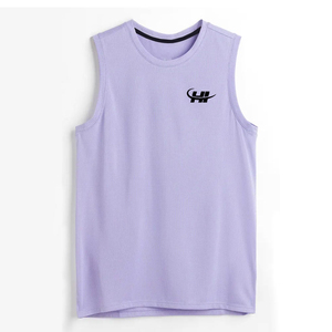 Débardeur décontracté pour homme en maille respirante et à séchage rapide, écologique, sans manches, pour l'entraînement, en polyester/coton, logo personnalisé, personnalisable - Product Image 1