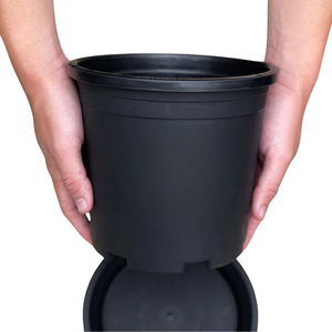 กระถางต้นไม้ PP ขนาดแกลลอน เป็นมิตรกับสิ่งแวดล้อม สำหรับใช้ในร่ม/กลางแจ้ง วางบนพื้น  สีและโลโก้ตามสั่ง ตกแต่งสวนและบ้าน - Product Image 1