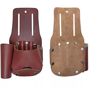 Porte-outil en cuir personnalisé, ceinture, ruban à mesurer, pochette à outils rétro, étui pour couteau de poche, organisateur, vente en gros - Product Image 3