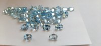 Hot Sale Hochwertige natürliche blaue Topas Quarz Edelsteine Loose Oval Cut DIY Schmuck Zubehör Großhandel