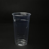 Gobelets jetables en plastique PET 240ml/360ml/500ml avec couvercles bombés et plats, transparents, pour fêtes, fabriqués au Vietnam