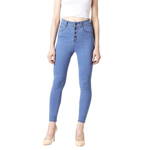 Nouvel arrivage de Jeans en Denim de haute qualité pour femmes, 100% coton, vente en gros, prix bon marché, du Bangladesh - Product Image 1