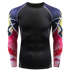 Superventas alta calidad logotipo personalizado Rash Guard Slim Fit transpirable tendencia superior nueva llegada cómodo deportes al por mayor - Product Image 2