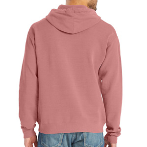 Venta al por mayor diseños personalizados pulóver Sudadera con capucha sudaderas con capucha en blanco con bolsillos con cremallera en el lateral algodón Spandex sudaderas con capucha hombres - Product Image 6