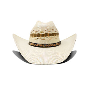 Handmade Bangora <b>Western</b> Cowboy <b>Hat</b> | Premium Casual Outdoor 100% Polyester Four Seasons Unisex <b>Hat</b> | OEM ODM Manufacturer - Product Image 1