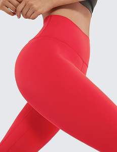 Mallas de yoga transpirables de secado rápido personalizadas, mallas deportivas de compresión para correr para mujer, mallas de yoga sin costuras de moda de cintura alta - Product Image 3