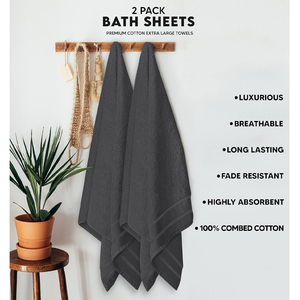 Nouveau drap de bain 100% coton couleur charbon de bois dans un hôtel de choc à usage domestique pour adultes drap de bain de haute qualité charbon de bois taille 100x150cm - Product Image 5