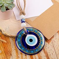 Fait à la main de luxe mauvais œil tenture murale 13cm Nazar Boncugu verre Art traditionnel bonne chance charmant décor pour la maison cadeaux TM1005