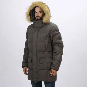Chaqueta acolchada personalizada para hombre al aire libre con carcasa exterior transpirable a prueba de viento acolchado de manga larga para protección contra la nieve - Product Image 2