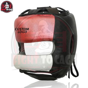 Protège-tête de boxe intégral en cuir PU, anti-collision, léger, haute protection, confortable, avec une grande ouverture buccale pour la boxe - Product Image 4