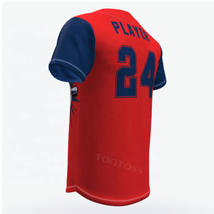 Maillot de baseball personnalisé par sublimation |   Uniformes d'équipe OEM |   Ensemble d'uniformes de baseball respirants et à séchage rapide USA - Product Image 3