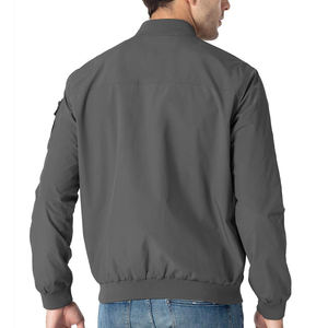 Vestes de baseball OEM de qualité supérieure pour hommes, style streetwear, vente en gros, veste bomber en satin vierge pour l'hiver 2026 - Product Image 2