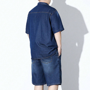 Vente en gros Short en jean d'été Pantalon décontracté pour l'extérieur Streetwear Short en jean slim pour hommes Matériau solide - Product Image 2