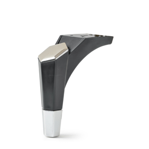 Patas de Muebles Modernas en Forma de L de Plástico Cromado de 15 cm, Patas para Sofás, Armarios, Camas, Sillones, Fácil Instalación, Modelo para Sala de Estar - Product Image 2