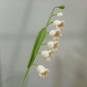 Nouveauté 2025 – Vente en gros usine – Fleurs au crochet faites main, modèles Muguet finis, pur artisanat - Product Image 2