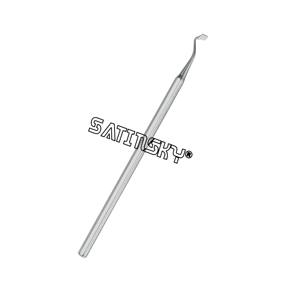 Alicates de punta plana en ángulo de 12,5 CM Instrumentos dentales dentados Instrumentos de acero inoxidable fabricados con AISI 420 de buena reputación - Product Image 6