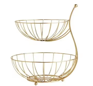 Panier de rangement de fruits économie d'espace cuisine légumes panier de fruits décoratif porte-Dessert organisateur cuisine maison bol - Product Image 1