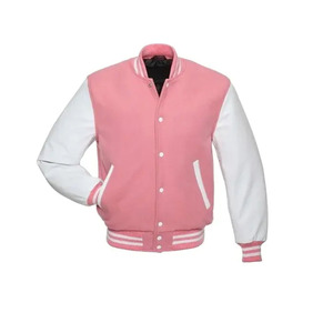 Vestes d'université pour tous les âges couleur rouge utilisation extérieure confortable hommes et femmes veste d'université vêtements de mode les plus vendus véritables - Product Image 1