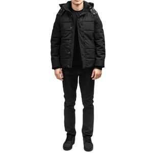 Vente de gros Style personnalisé Veste matelassée à capuche imperméable pour homme Vêtement de ville d'hiver Veste matelassée en duvet Veste d'extérieur - Product Image 5