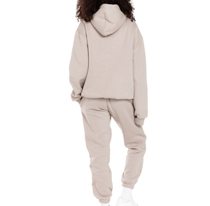 2023 sweat à capuche imprimé avec logo personnalisé pour hommes à manches longues couleur marron sweat à capuche uni sweats pour hommes - Product Image 6