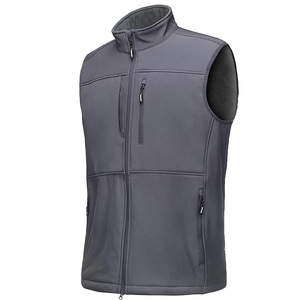 Personalizar alta calidad hombres con capucha deporte al aire libre invierno impermeable a prueba de viento trabajo frontal carga Softshell pesca caza chaleco - Product Image 1