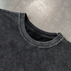 Venta al por mayor personalizado High Street Washed camiseta sin mangas Hip Hop Casual chaleco Streetwear camiseta sin mangas para los hombres - Product Image 4