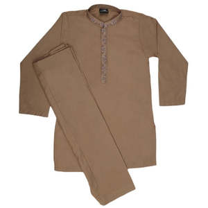 Traje Shalwar Qameez para Niños - Beige - Product Image 1