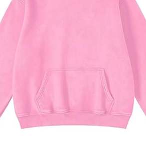 Sweatshirts pour femmes Fabricant Plus Size French Terry Crew Neck Printed Solid Knitted Casual Drop Hoodies Oversized Sweatshirt - Product Image 6