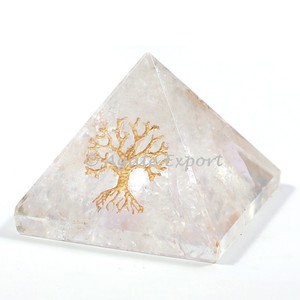 Pyramides en résine générateur d'énergie en résine Orgonite Orgone cristal Chakra pyramide en pierre pour esprit - Product Image 2