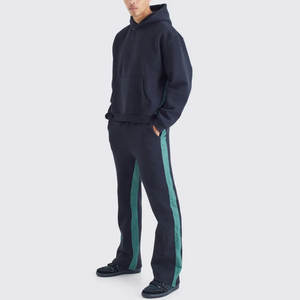 Nouveau survêtement élégant pour hommes en molleton surdimensionné respirant Jogging pour hommes Vente en gros Ensembles de survêtement deux pièces pour hommes - Product Image 1
