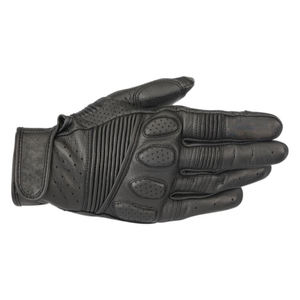 Gants de moto en cuir Protéger les gants de moto Conduite de course Gants d'équitation antidérapants Protecteur d'articulation en TPU - Product Image 1