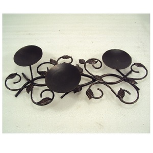 Candle <b>Holder</b> Stand 5 Arms Iron Tea Light Candle <b>Holder</b> <b>Black</b> Color for Home Living Room Party Wedding Table Top Decorative - Product Image 3