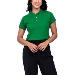 Women's <b>Polo</b> Shirts 100% Cotton High Quality Short Sleeve <b>Polo</b> <b>Neck</b> Bangladesh Factory <b>Ladies</b> Sexy Fashionable <b>Polo</b> Shirts - Product Image 5