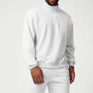 Offre Spéciale – Pull Homme Demi-Zip OEM Automne 100% Coton avec Fermeture Éclair 1/4, Brodé, Personnalisé, Doublure Crochetée, Respirant - Product Image 2