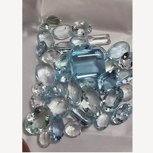 พลอยอะความารีนธรรมชาติ 38 เม็ด ขนาด 4 มม. ถึง 13 มม. ทรงรีแปดเหลี่ยมเจียระไน 52 กะรัต ขายส่งคุณภาพสูงจาก Iroc ราคา 84 ดอลลาร์สหรัฐ สำหรับทั้งหมด - Product Image 3