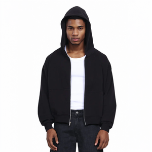 Sweat à capuche personnalisé en molleton de coton surdimensionné 500400gsm épais, livraison DDP - Product Image 2